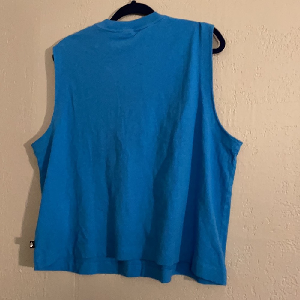 NWT The North Face Woodside Hemp Tank Clear Lake Blue - Picture 9 of 10